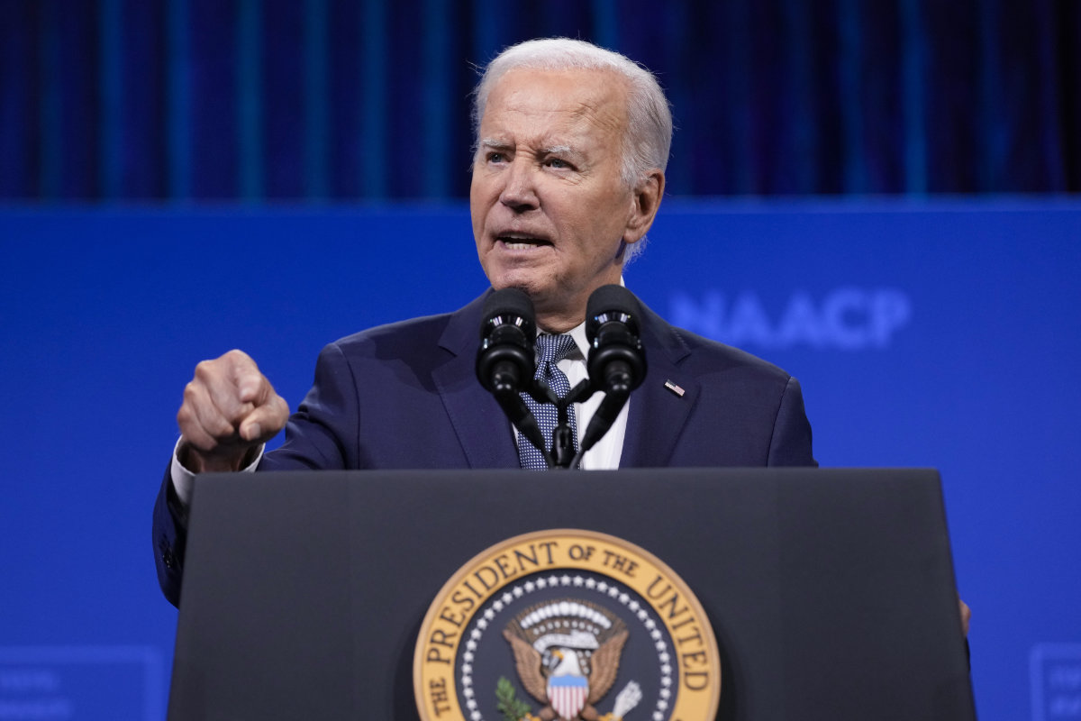 President Joe Biden’s outreach to the Arab American angered the pro-Israel movement. (AP photo)