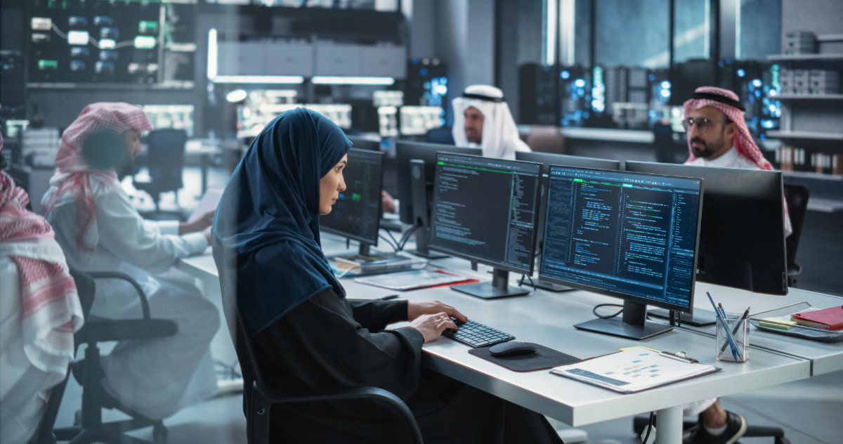 Saudi Arabia goal is to to produce thousands of AI specialists and experts by 2030. (Shutterstock)