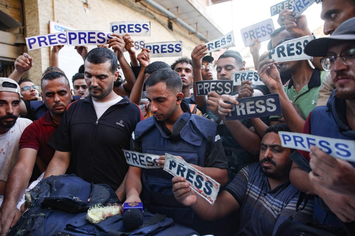 Al-Jazeera said Al-Ghoul had worked for the network since November 2023 and his only profession was as a journalist. (AFP/File)