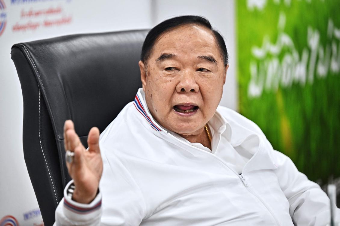 Prawit Wongsuwan, Thailand’s army chief in the early 2000s, was one of the architects of the 2014 coup that ousted Paetongtarn Shinawatra’s aunt, then-PM Yingluck Shinawatra. (AFP)