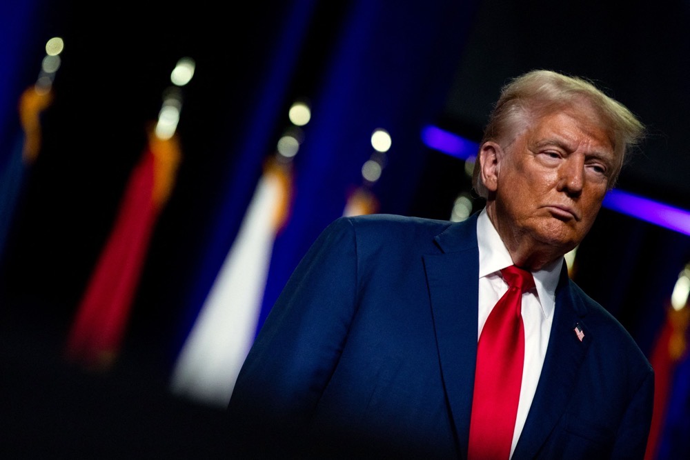 Republican presidential nominee, former US President Donald Trump. (Getty Images/AFP))