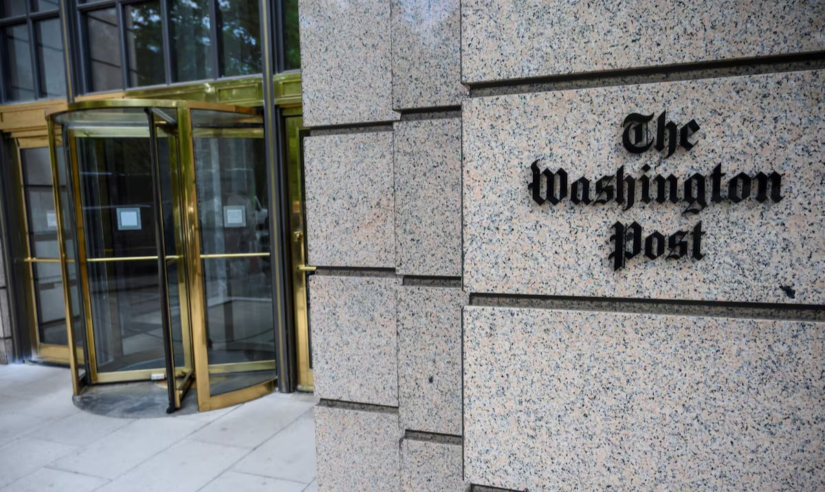 The Washington Post’s headquarters in Washington DC. (AFP/File)