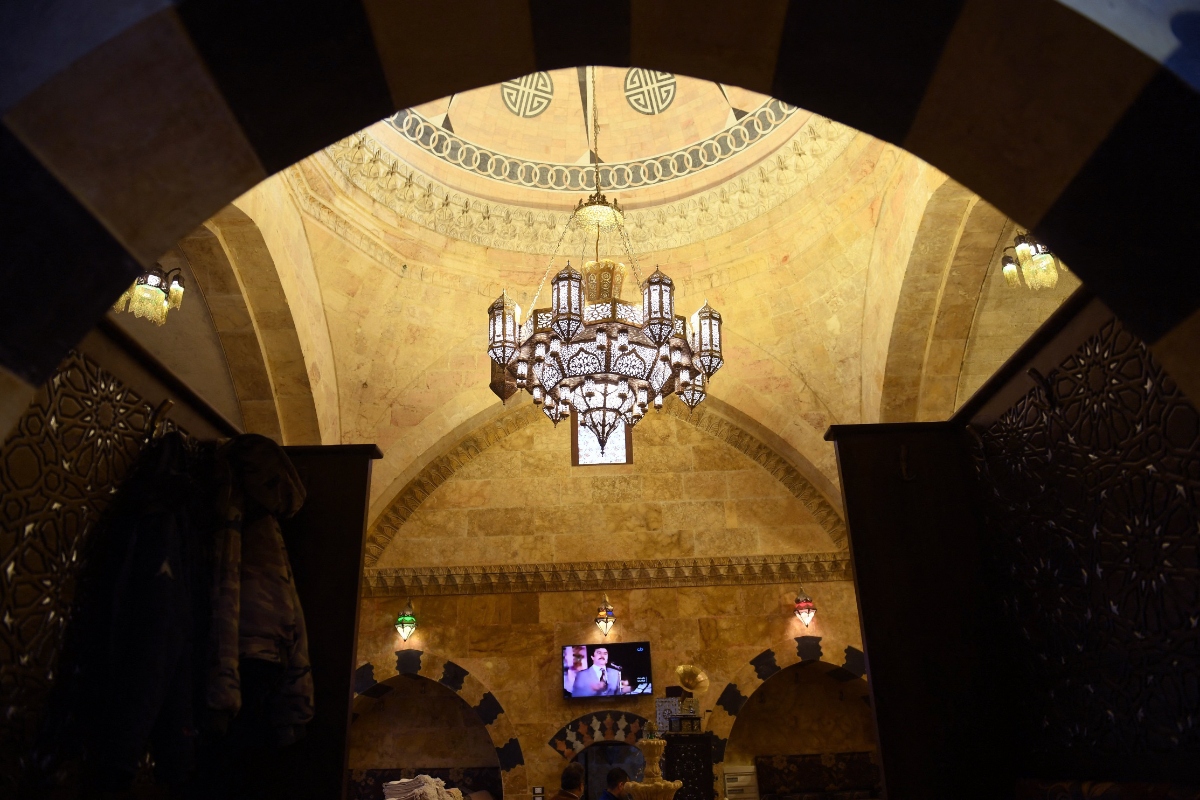 For centuries, hammams were central to Ottoman society, and while they fell out of use in Turkiye with the advent of running water. (AFP)