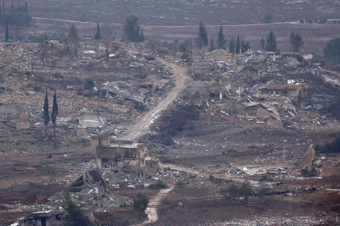 A general view of southern Lebanon, after a ceasefire between Israel and Hezbollah took effect, near Israel's border with Lebanon in northern Israel. (REUTERS/File)
