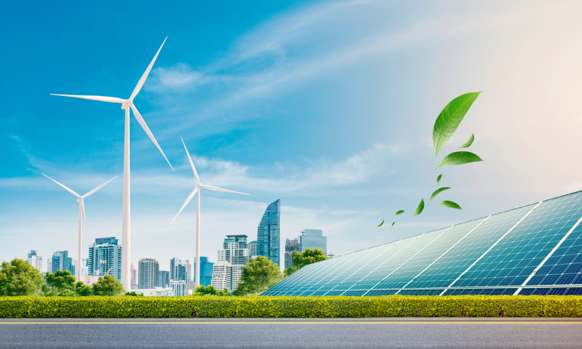 Significant investments in renewable energy are shaping the green economy worldwide. (Shutterstock)