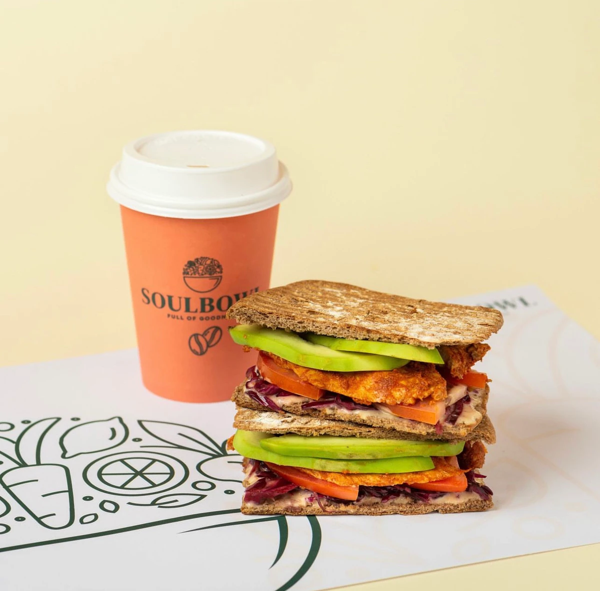 Soul Bowl offers nutritious bowls and sandwiches. (AN photo by Tamara AboAlsaud)