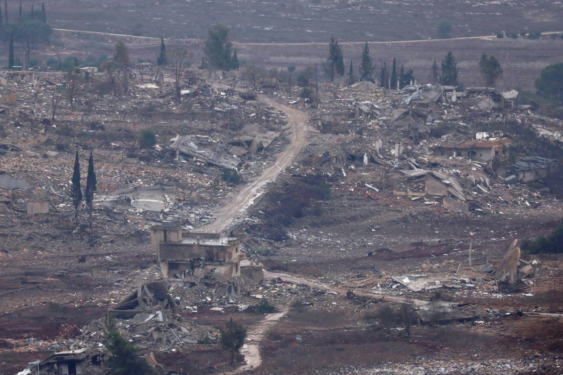 A general view of southern Lebanon, after a ceasefire between Israel and Hezbollah took effect, near Israel's border with Lebanon in northern Israel. (REUTERS/File)