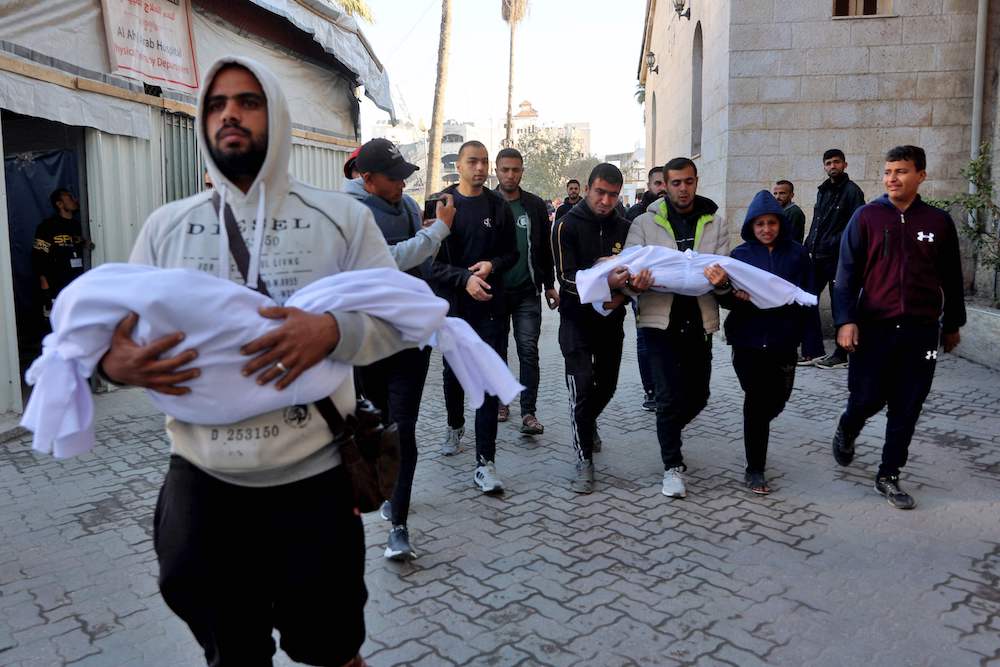At least 45,206 Palestinians have been killed during more than 14 months of Israeli offensive in Gaza, mostly being claimed by the Israeli military as Hamas militants. (AFP file photo)