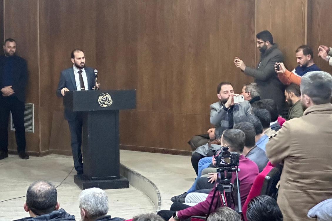 The minister of information in the country’s transitional government told AFP he is working toward a free press and committed to “freedom of expression,” after decades of control under the former rulers. (AFP)