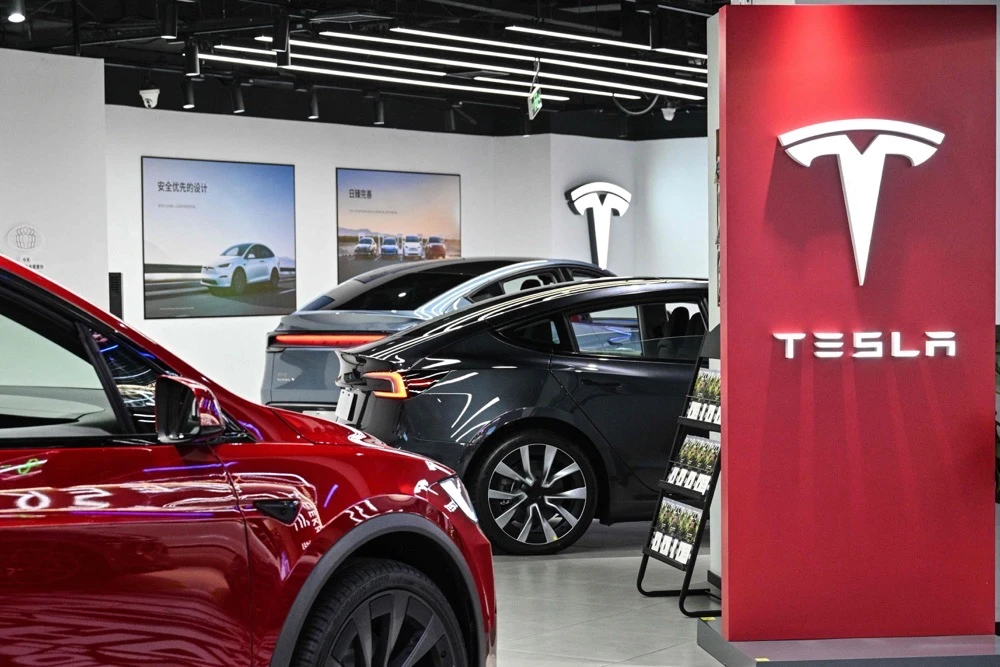 Investors are yet to see strong evidence that the billionaire’s politics are hurting Tesla’s business. (AFP)
