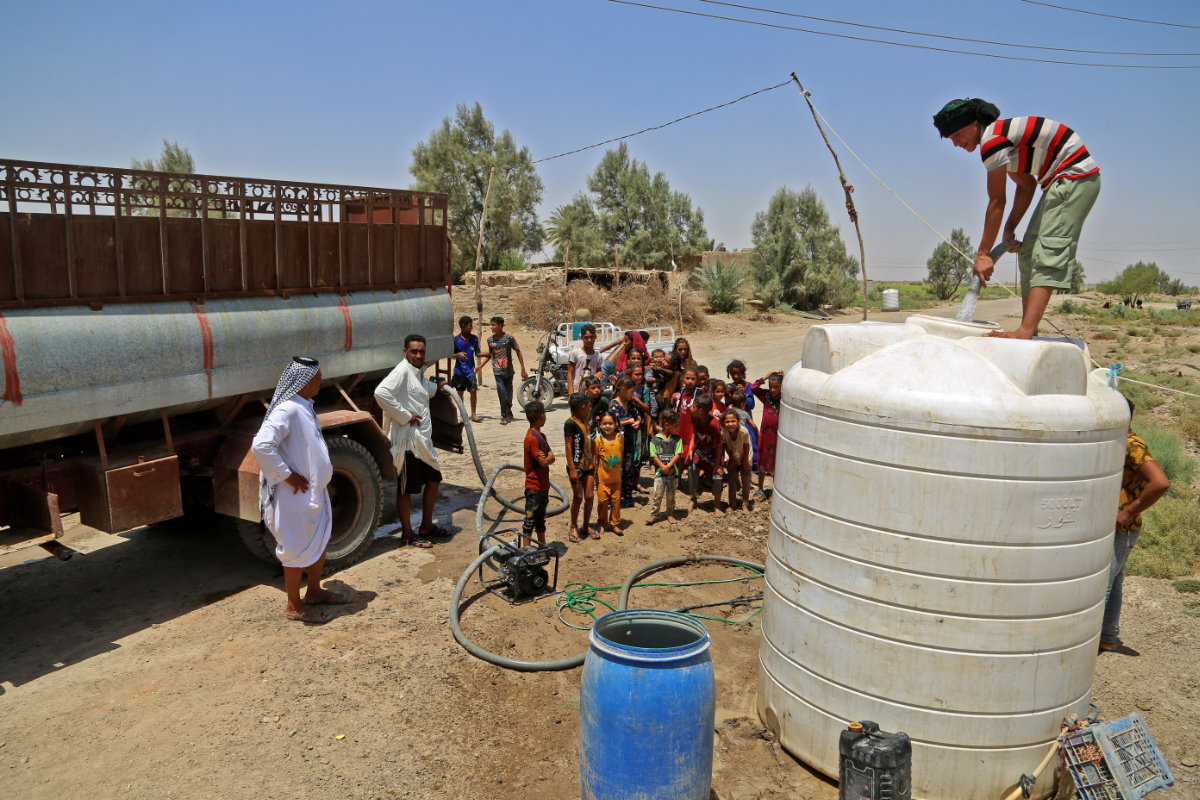 Of West Asia's 12 countries, five have the lowest water availability per capita in the world. (AFP file)
