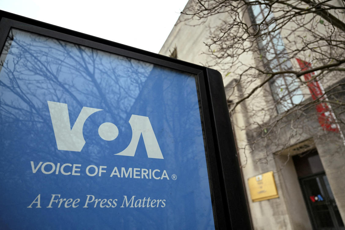 As a group, USAGM, which includes Voice of America (VOA), had about 3,500 employers and an $886 million budget in 2024, according to its latest report to Congress. (REUTERS/File)