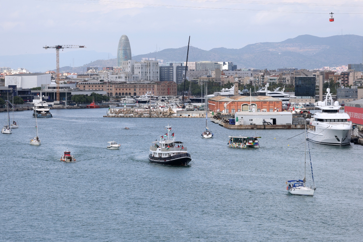 As the Global Sumud Flotilla set sail last week, Israel’s hostile discourse has intensified (File/AFP)