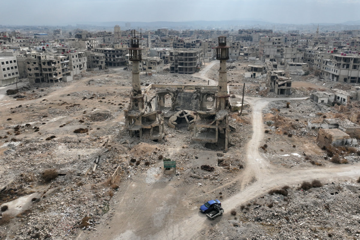 The cost of reconstruction in Syria is estimated at between $250 and $400 billion. (AFP)
