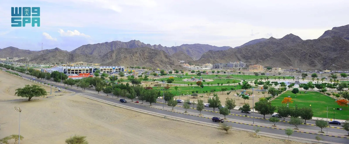 A view of the Prince Jalawi bin Abdulaziz Park in Najran, now popular destination for nature lovers. (SPA)