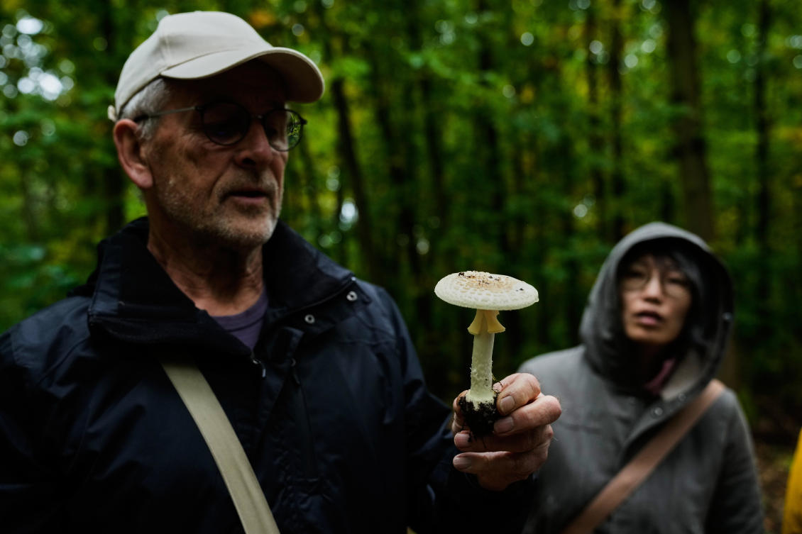 Wolfgang Bivour, above, is one of Germany’s most famous fungi connoisseurs. (AP)