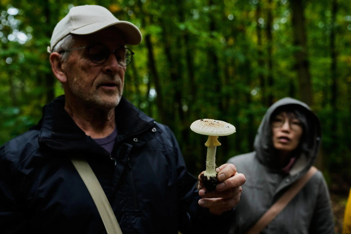 Wolfgang Bivour, above, is one of Germany’s most famous fungi connoisseurs. (AP)