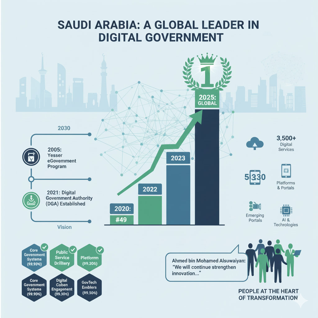 Saudi Arabia leads the digital government revolution