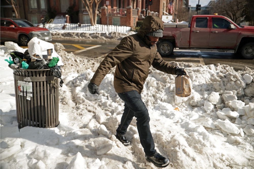 Regardless of how it feels, extremely cold weather presents dangers. People and vehicles slip on ice, power can go down, leaving people freezing in homes, and storms limit visibility, making commuting to work or even doing basic errands, potentially perilous. More than 110 deaths have been connected to the winter storms and freezing temperatures since January. (Getty Images/AFP)