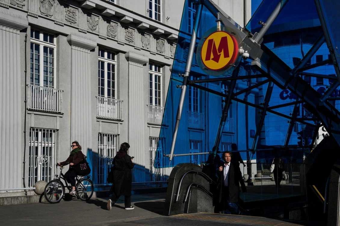 Above, people walk in the Dworzec Wilenski Metro Station in Warsaw. Poland’s influential Roman Catholic Church is easing its ‘Fish on Friday’ rule for May 1, which this year starts a long weekend of family celebrations. (Reuters)