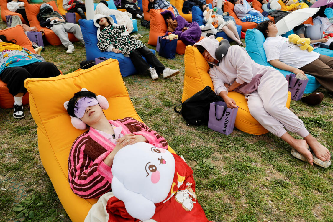 “I’ve always suffered from insomnia, I struggle to fall asleep, and wake up easily,” she said. “Koalas are famous for their deep slumber. (REUTERS)