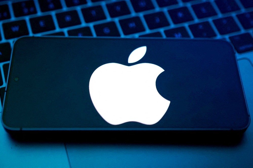 An Apple logo. (Reuters)