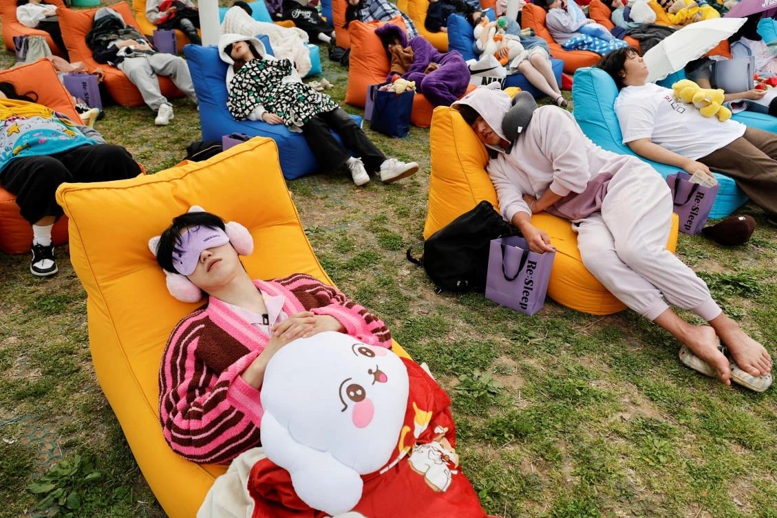 “I’ve always suffered from insomnia, I struggle to fall asleep, and wake up easily,” she said. “Koalas are famous for their deep slumber. (REUTERS)