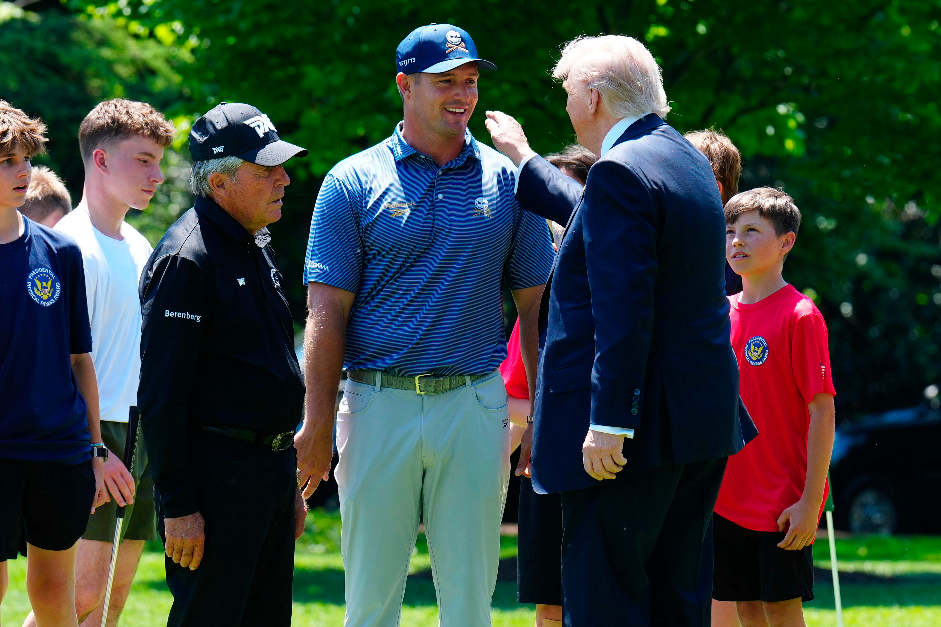 Trump turns to golf, family business on Irish visit’s second day