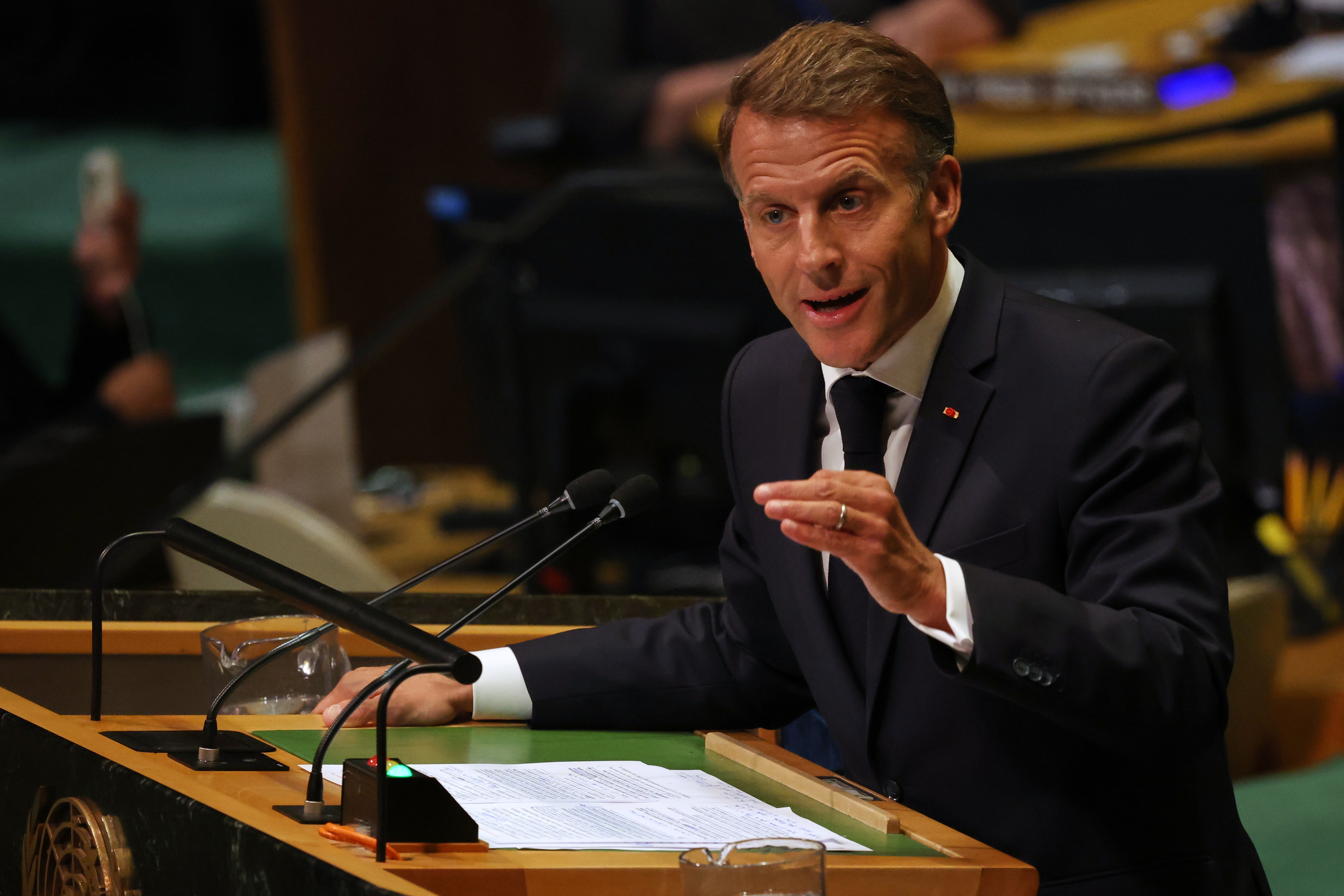 Macron: France to help protect Saudi Arabia's Yanbu oil port