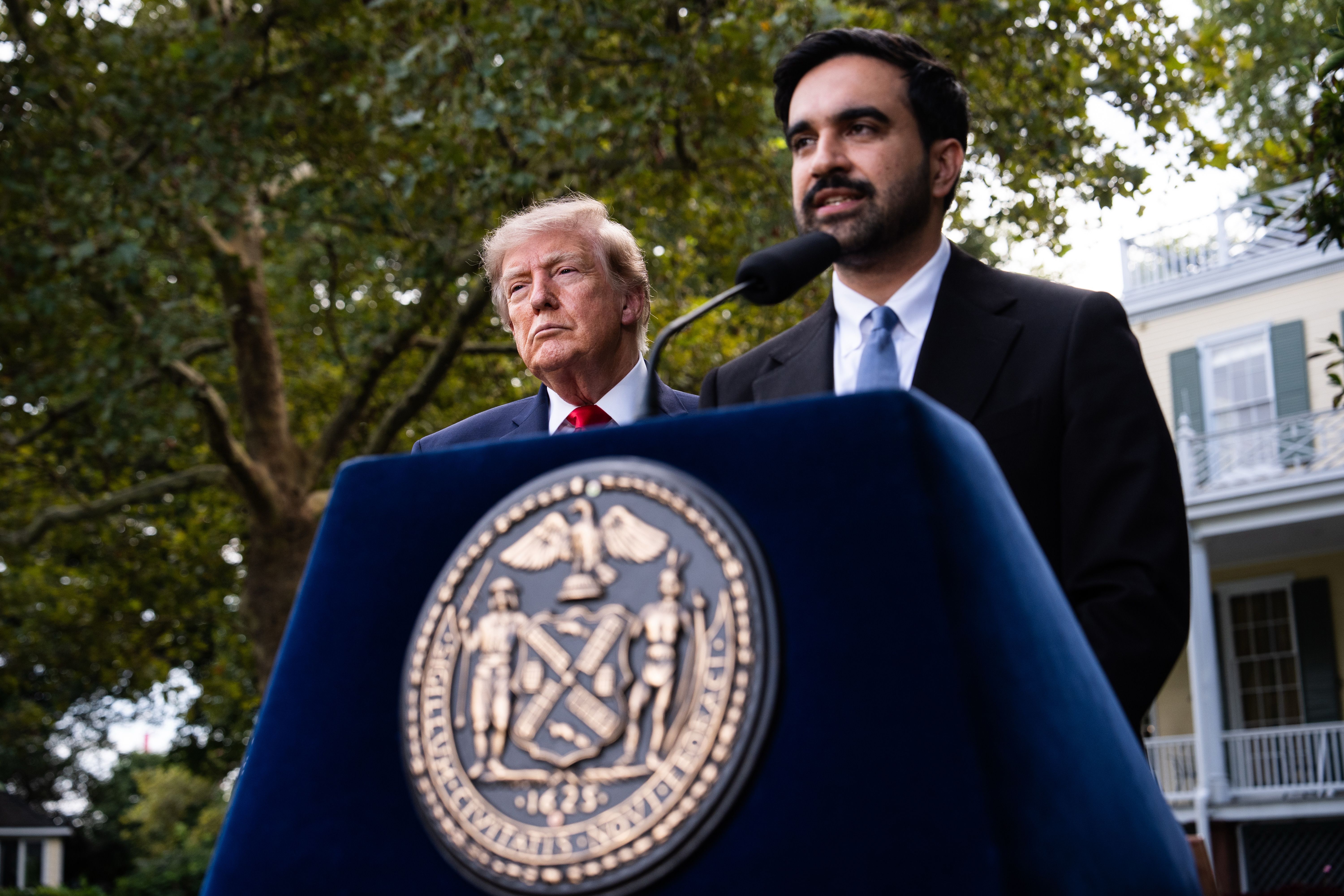 Netanyahu laid into New York Mayor Zohran Mamdani, who met with Donald Trump this week. (AP)