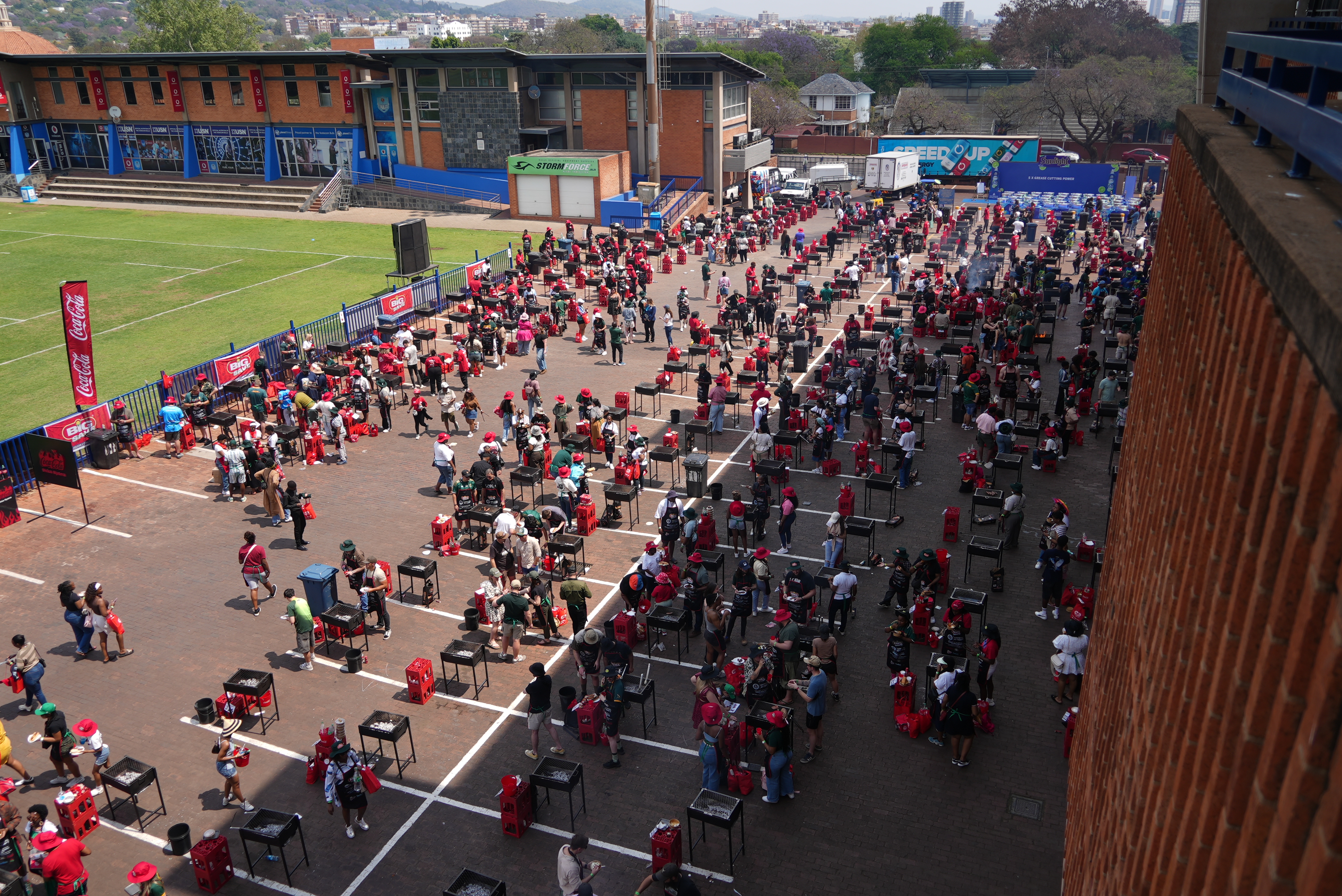 Fire up the grills! Thousands of South Africans try to set a record for the biggest cookout