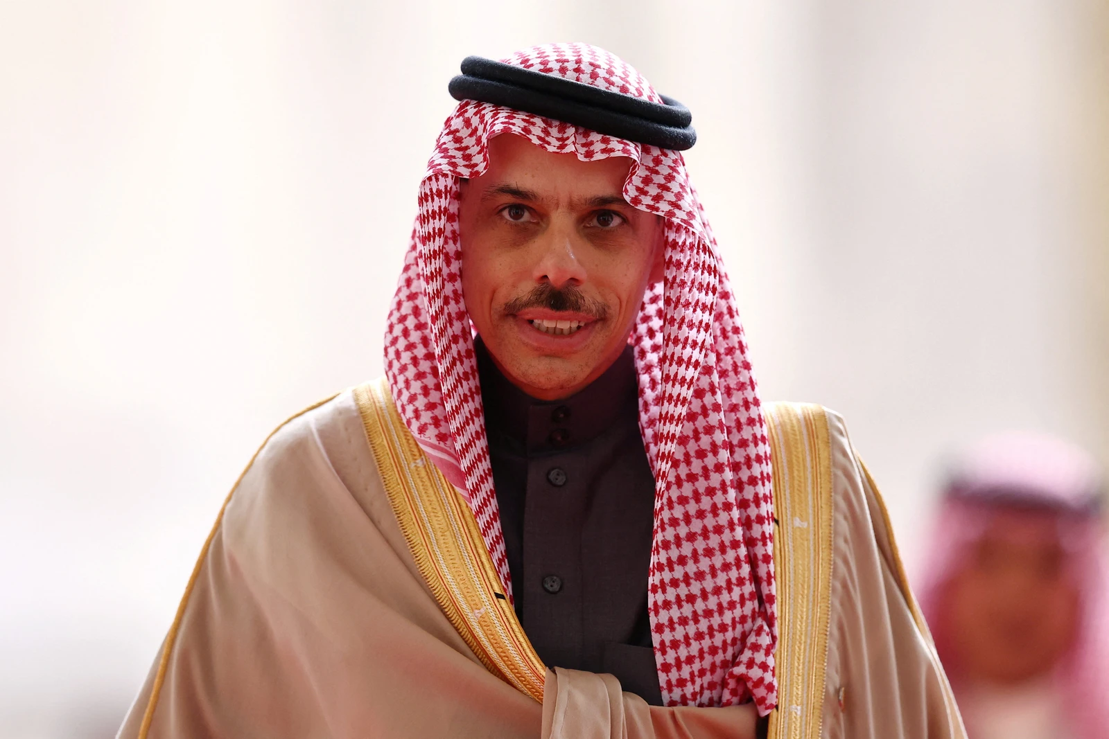 Saudi Foreign Minister Prince Faisal bin Farhan Al Saud attends BRICS Summit in India, New Delhi, representing Crown Prince Mohammed bin Salmen.