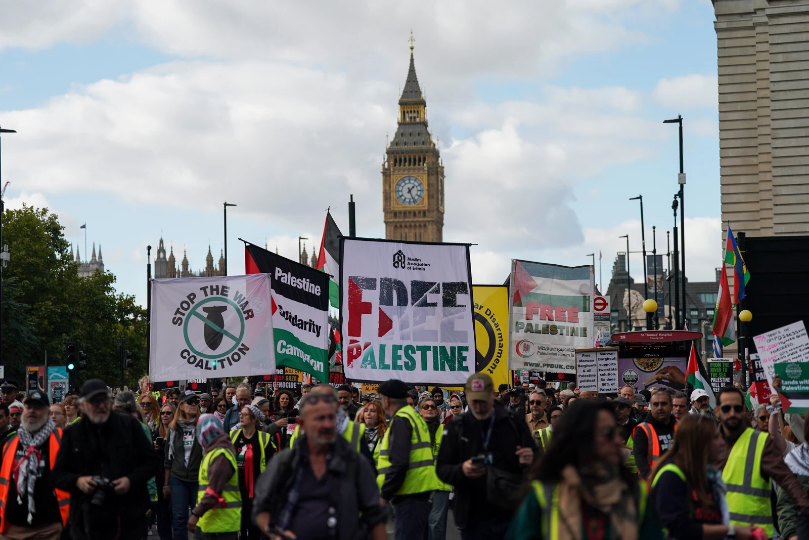 Thousands join pro-Palestinian marches in several European cities